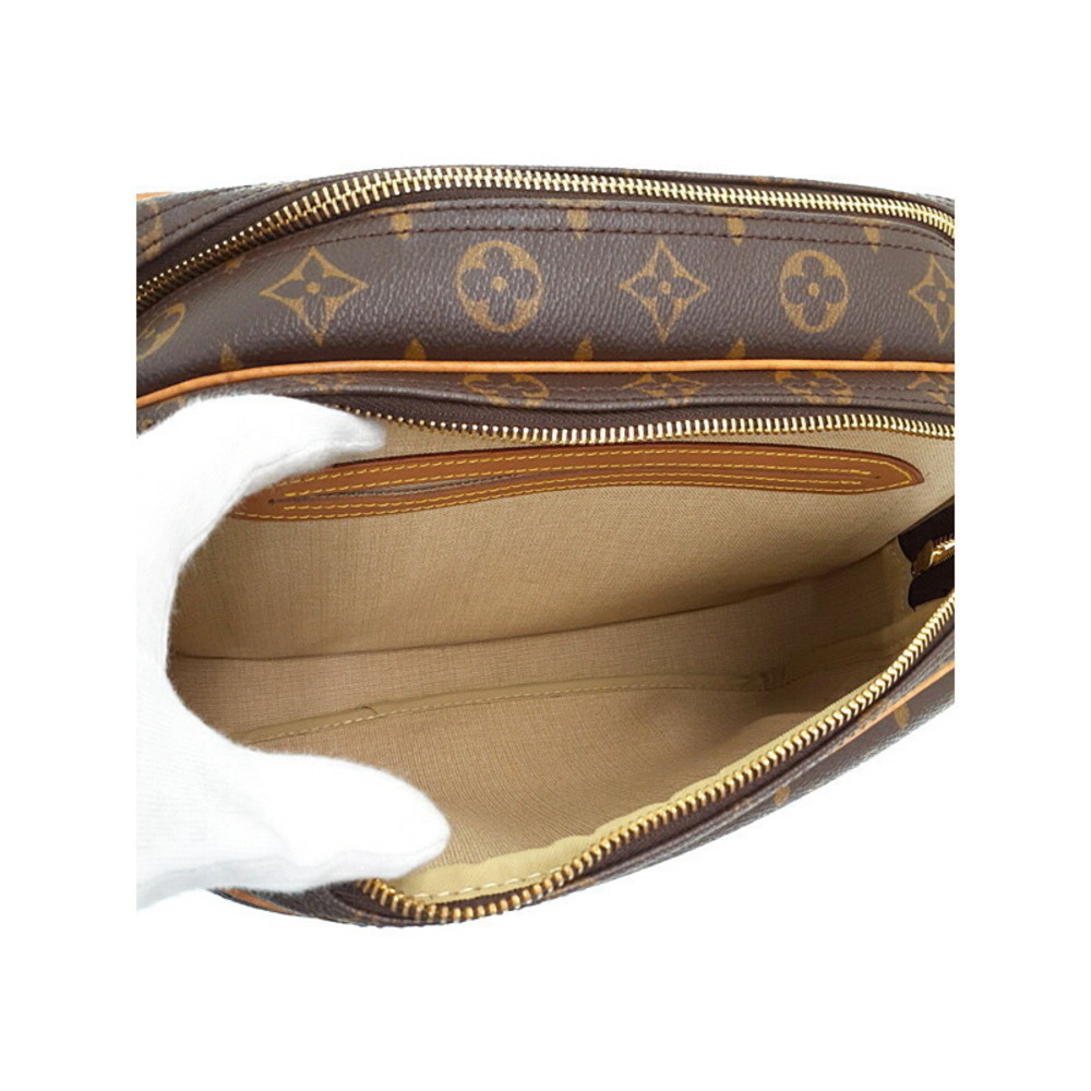 Louis Vuitton Reporter Bag Leather Brown Monogram Shoulder - Picture 3 of 8